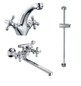 Набор смесителей для ванны Haiba Dominox Standard 1 Набор смесителей для ванны Haiba Dominox Standard