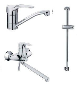Набор смесителей для ванны Haiba Zeon Standard 1 Набор смесителей для ванны Haiba Zeon Standard