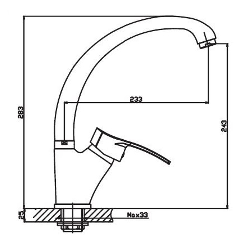 Кухонный смеситель Haiba Focus 777 HB0138 (attach1 809)