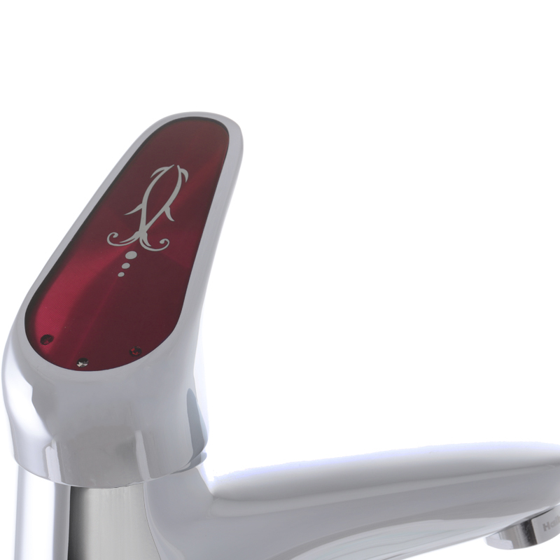 Смеситель для умывальника Haiba Magic 001 Red HB0684 (attach2 3114)