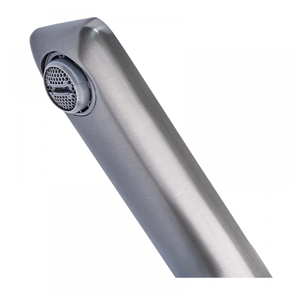 Смеситель для умывальника Haiba Alex 001 Long Graphite (HB3993) (attach2 11103)