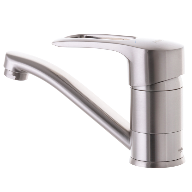 Смеситель для умывальника HAIBA HANSBERG 004-15 СМ НЕРЖ HB0190 (attach3 3669)