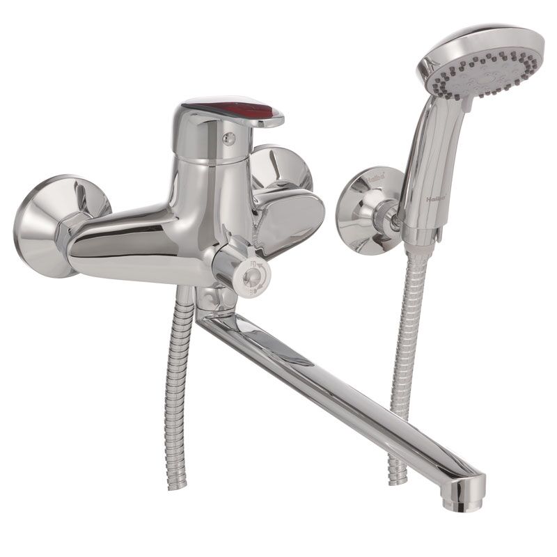 Смеситель для ванны HAIBA MAGIC 006 EURO RED HB0693 (attach2 3619)