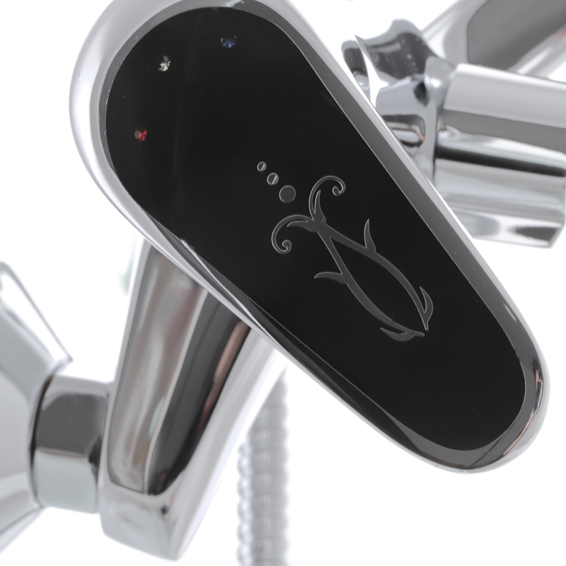 Смеситель для ванны HAIBA MAGIC 006 EURO BLACK HB0674 (attach4 3607)