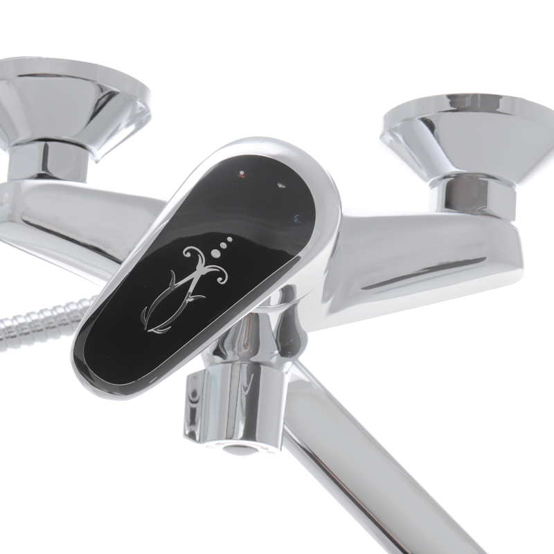 Смеситель для ванны HAIBA MAGIC 006 EURO BLACK HB0674 (attach3 3607)