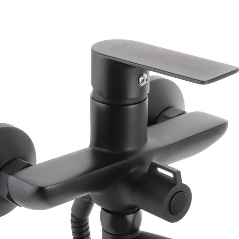 Смеситель для ванны Haiba Alex 006 Euro Черный (HB3925) (attach1 9560)