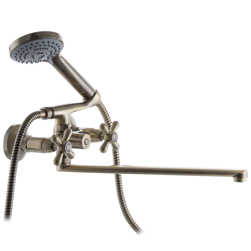 Смеситель для ванны HAIBA DOMINOX 140 EURO BRONZE HB0062